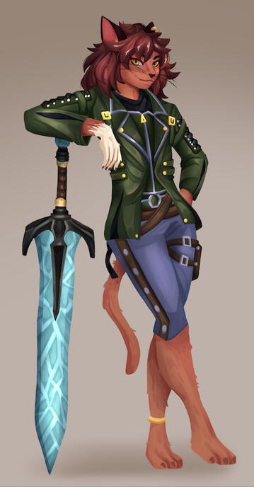Commissioned Work of a Client's D&amp;D Character
