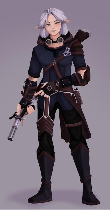 Commissioned Work of a Client's D&amp;D Character