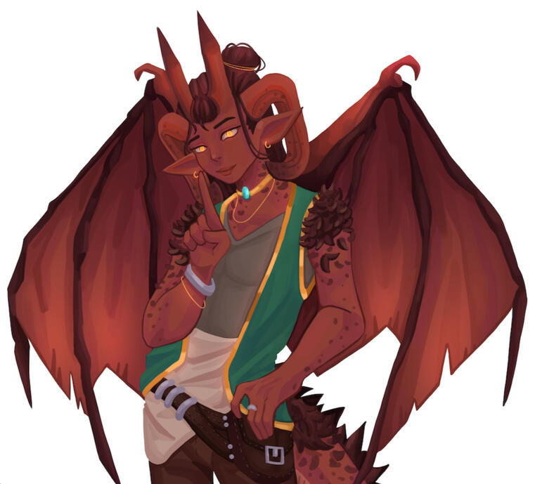 Commissioned Work of a Client's D&amp;D Character