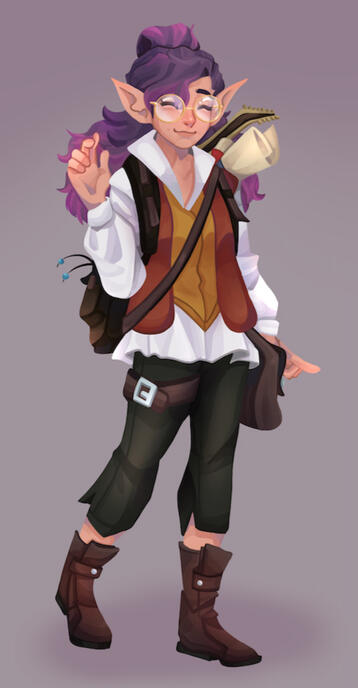 Commissioned Work of a Client's D&amp;D Character